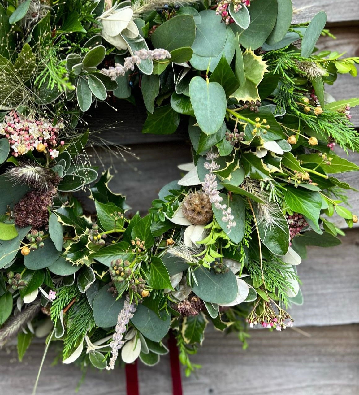 Christmas Wreath workshop with Sarahs Garden