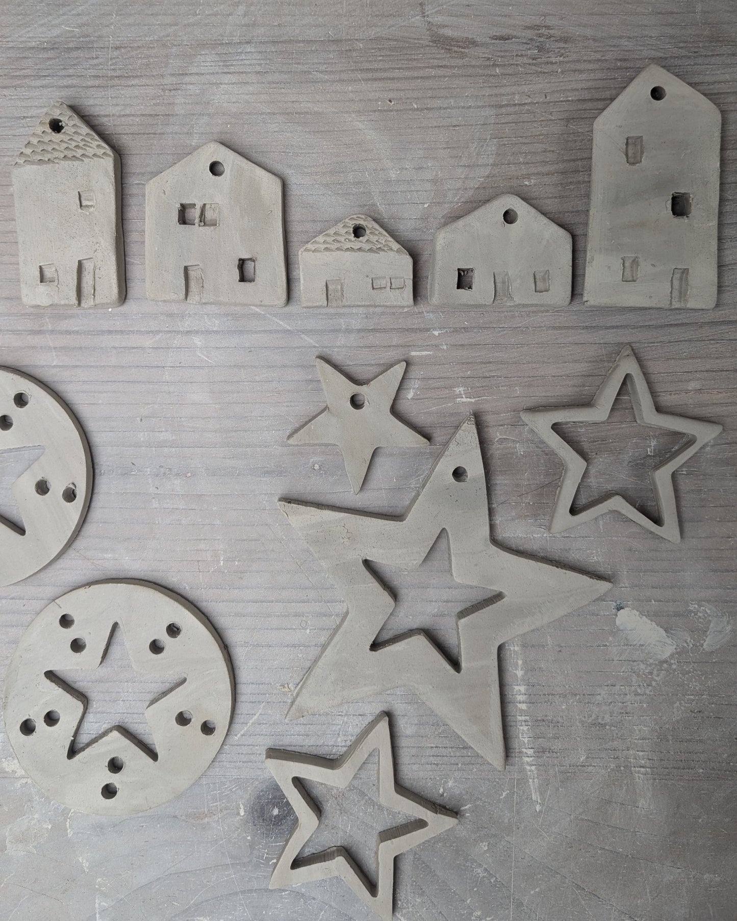 Make your own ceramic Christmas tree decorations with Lille Latham